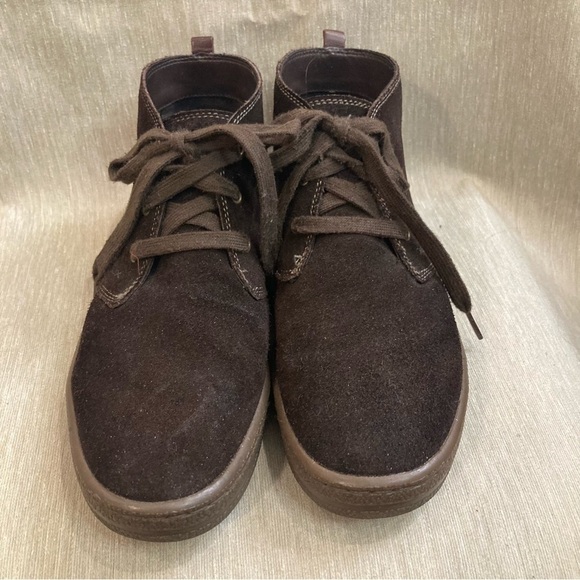 GEOX Sz 9 Suede Runner Sole Lace  Up Sneaker Comfort Desert Style Booties - Picture 2 of 10